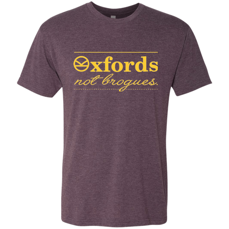 Oxfords Not Brogues Men's Triblend T-Shirt