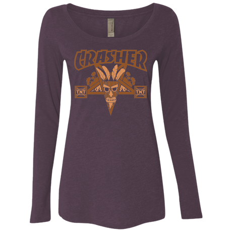 CRASHER Women's Triblend Long Sleeve Shirt