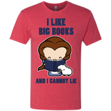 I Like Big Books Men's Triblend T-Shirt