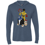 The Beastie Droids Triblend Long Sleeve Hoodie Tee