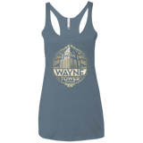 Wayne Tower Women's Triblend Racerback Tank