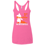 First marathon Women's Triblend Racerback Tank