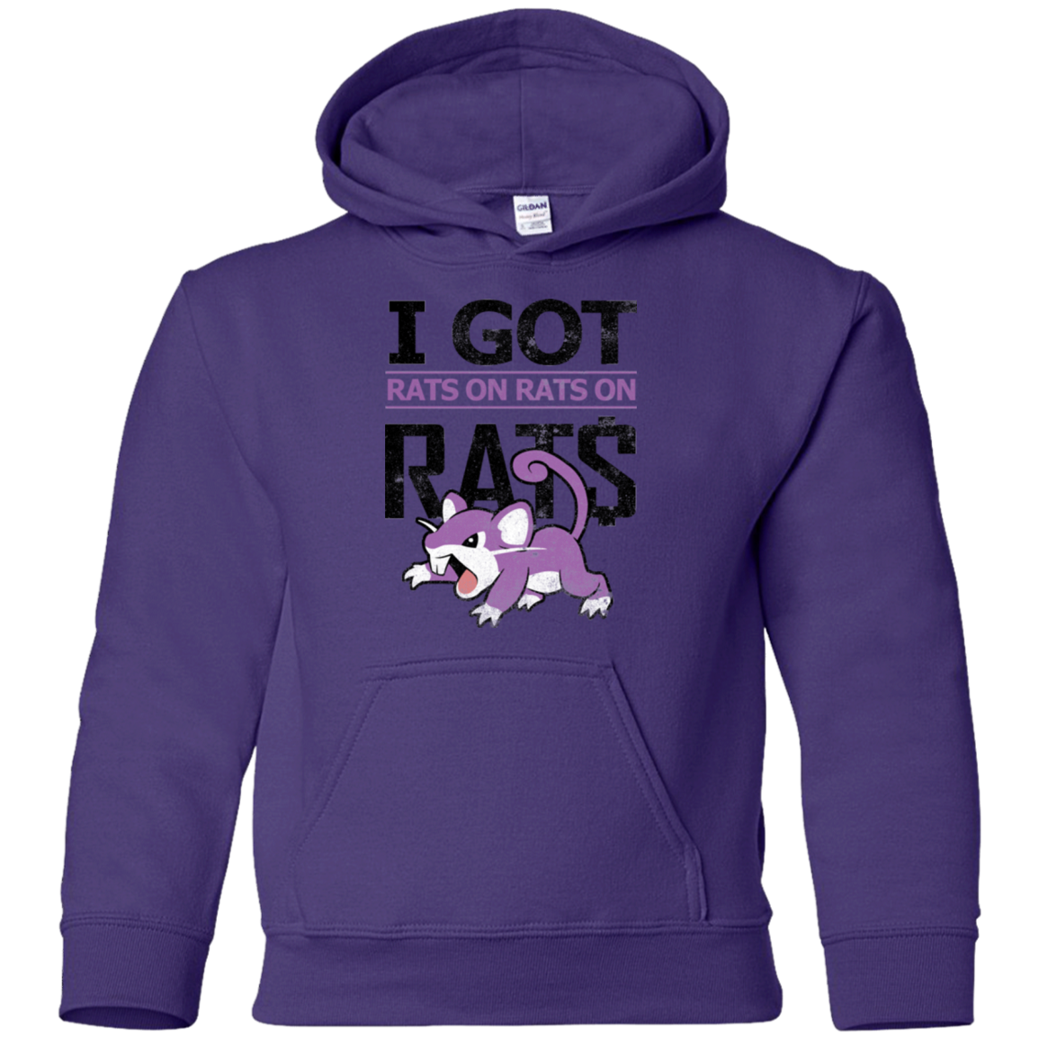 Rats on rats on rats Youth Hoodie
