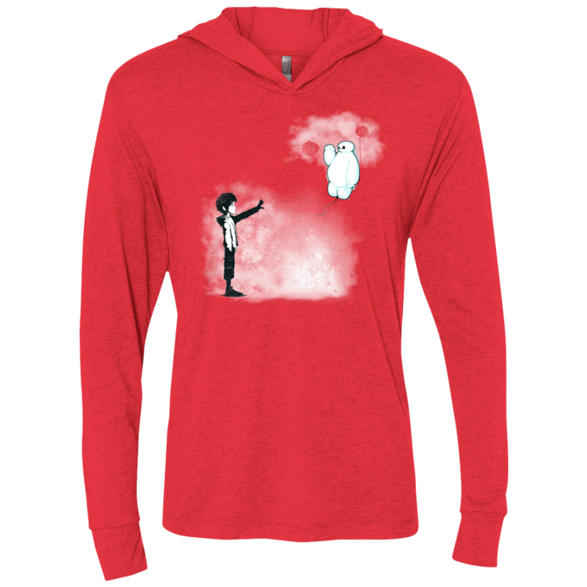 Banksy Max Triblend Long Sleeve Hoodie Tee