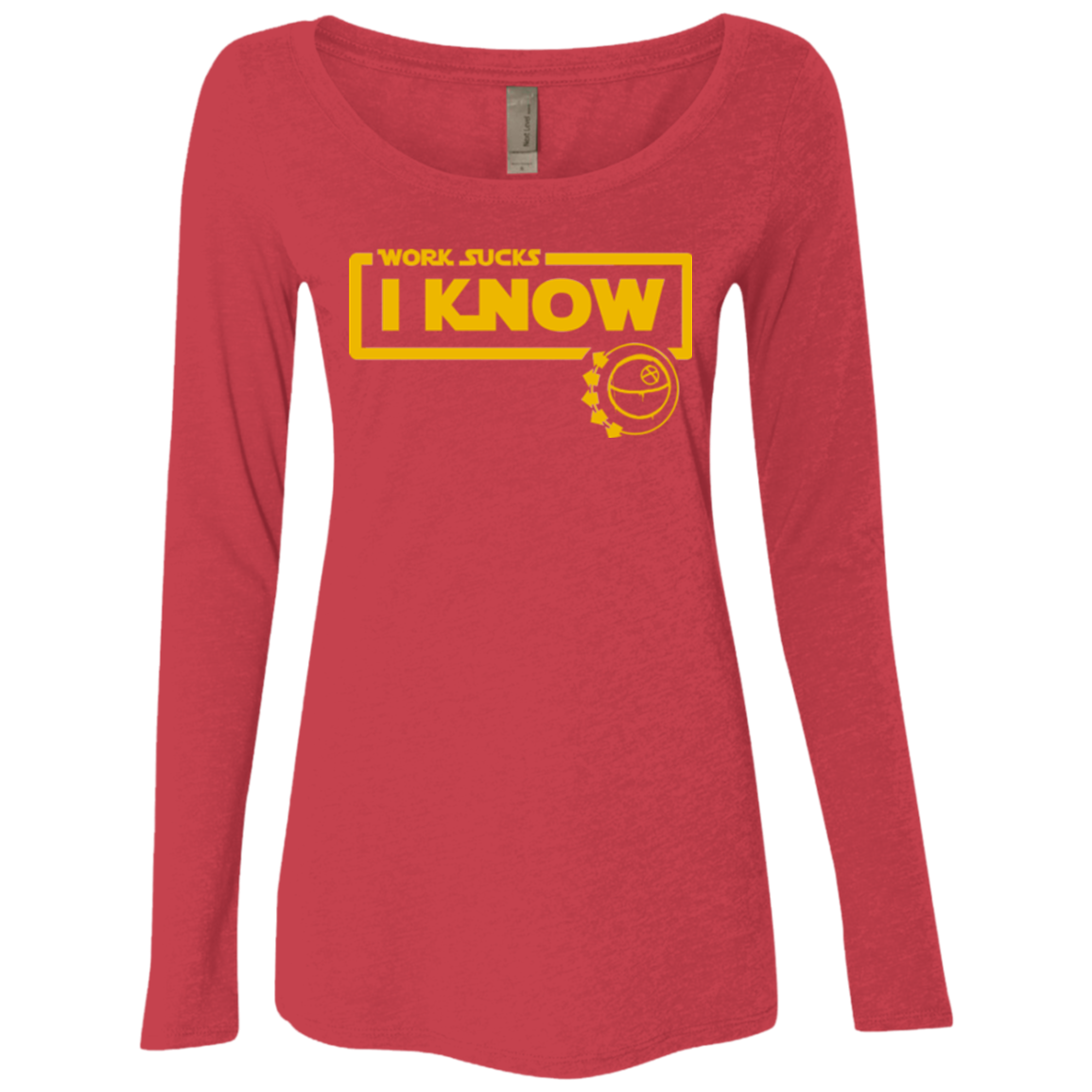 Work Sucks Women's Triblend Long Sleeve Shirt