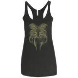 Obey the Cthulhu Women's Triblend Racerback Tank