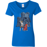 Darthskull Castle Women's V-Neck T-Shirt