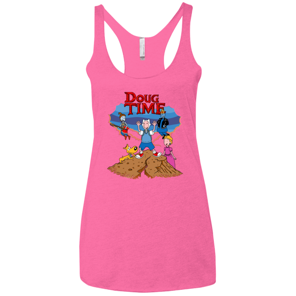 Doug Time Women's Triblend Racerback Tank