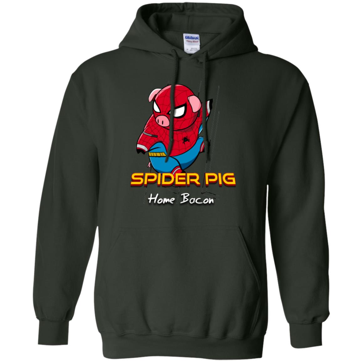 Spider Pig Build Line Pullover Hoodie