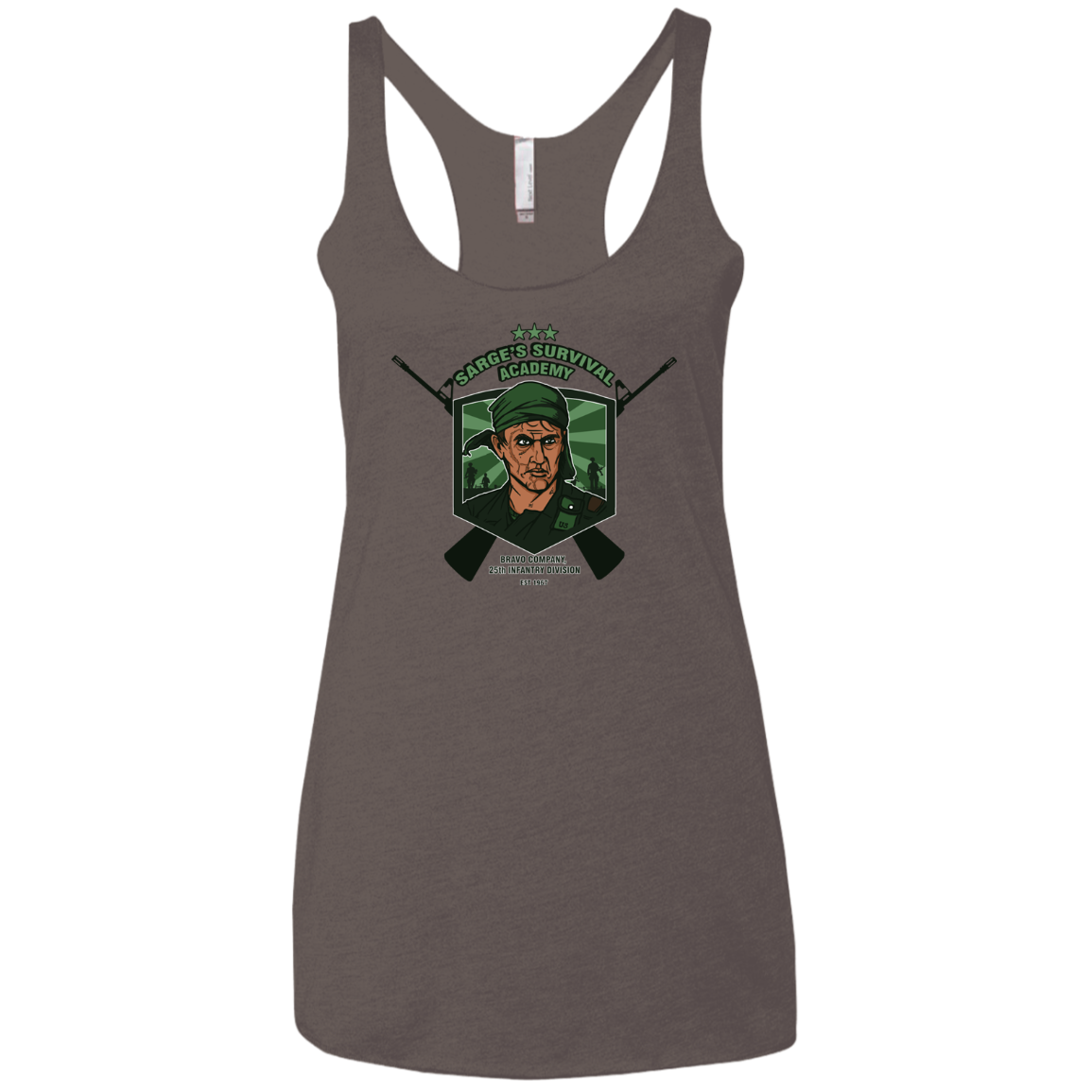 Sarges Survival Women's Triblend Racerback Tank