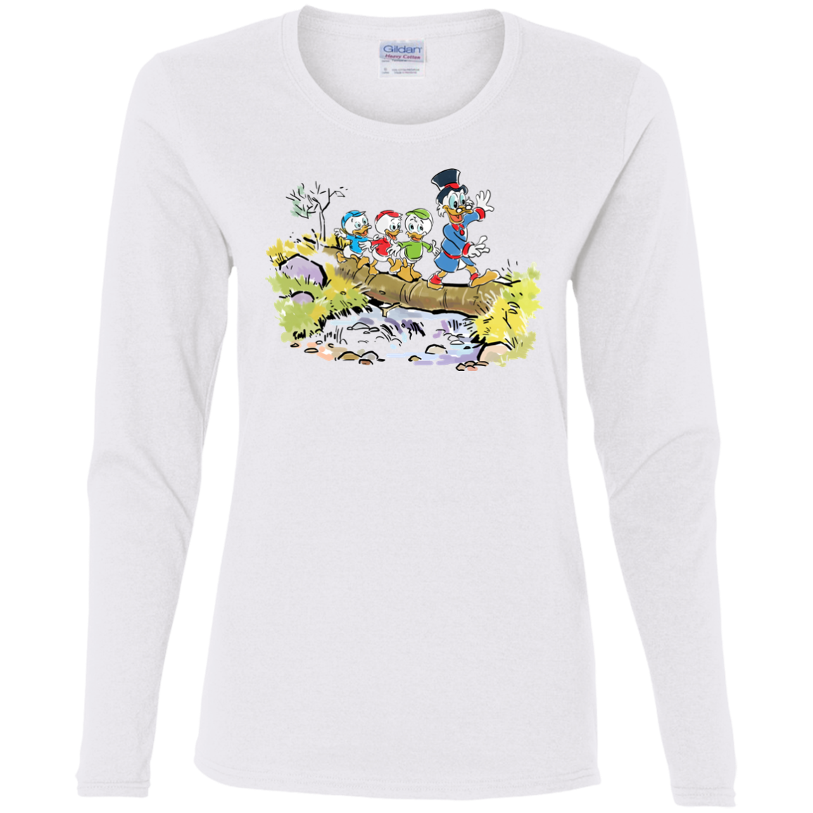 Duck Tails Women's Long Sleeve T-Shirt