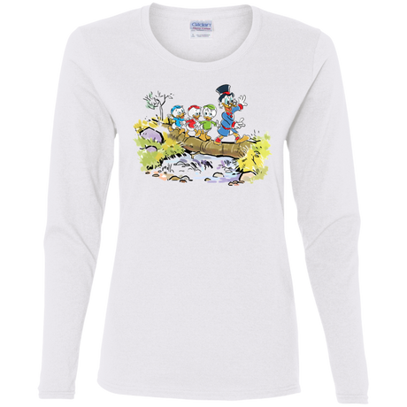 Duck Tails Women's Long Sleeve T-Shirt