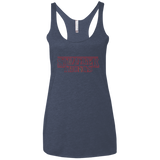 Stranger Thongs Women's Triblend Racerback Tank