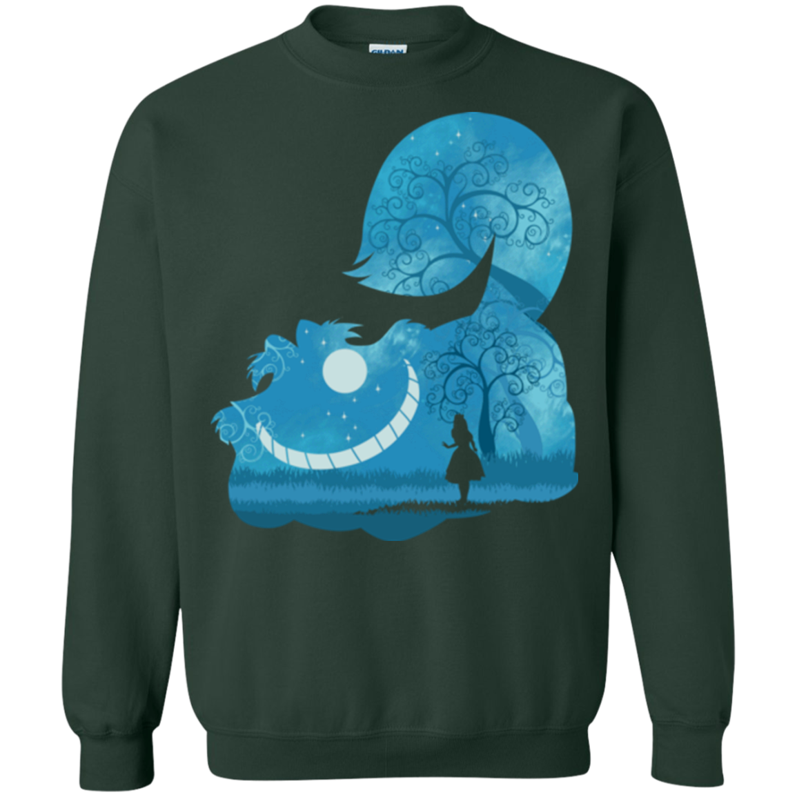 Cheshire Portrait Crewneck Sweatshirt