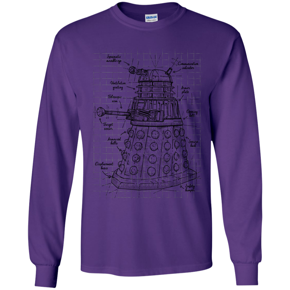 Dalek Plan Youth Long Sleeve T-Shirt