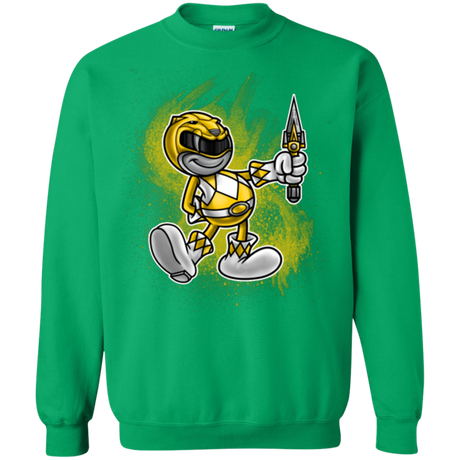 Yellow Ranger Artwork Crewneck Sweatshirt