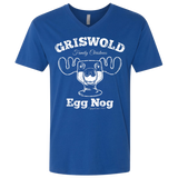Griswold Christmas Egg Nog Men's Premium V-Neck