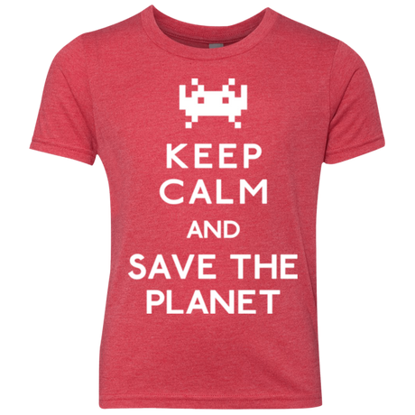 Save the planet Youth Triblend T-Shirt