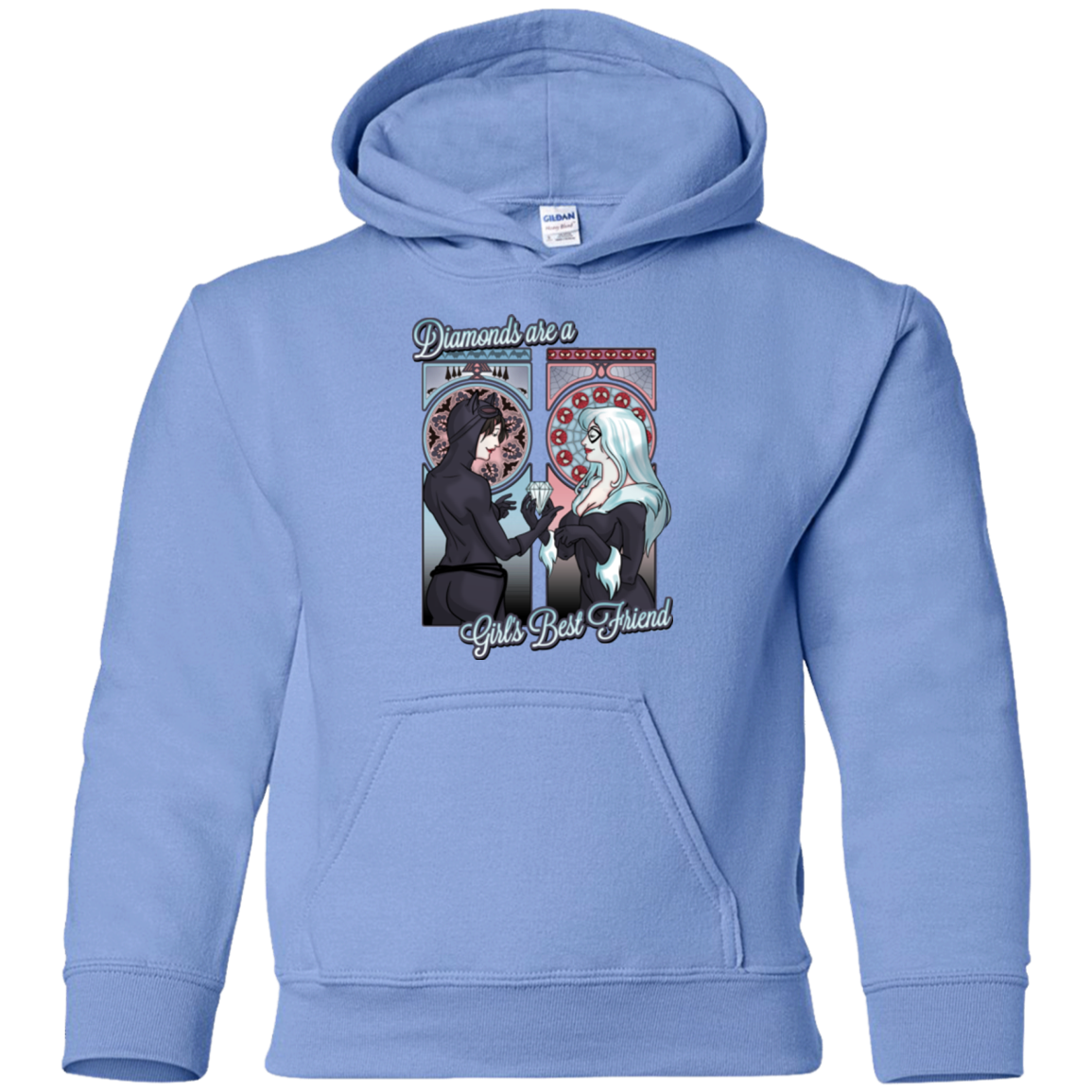 Diamonds are a Girl's Best Friend Youth Hoodie