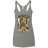 Bobateer Women's Triblend Racerback Tank