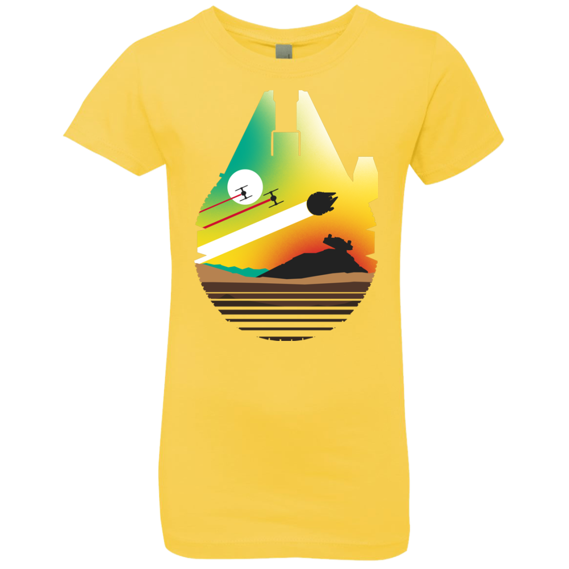 Escape from Desert Planet Girls Premium T-Shirt