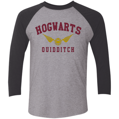 Hogwarts Quidditch Triblend 3/4 Sleeve