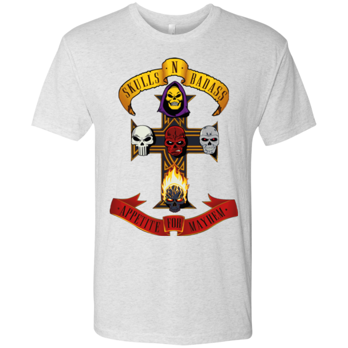Skull And Badass Men's Triblend T-Shirt