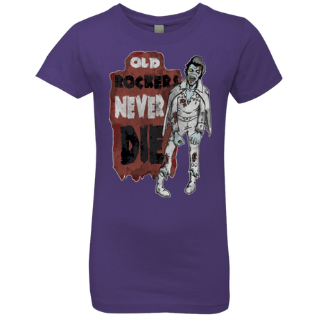 Old Rockers Never Die Girls Premium T-Shirt