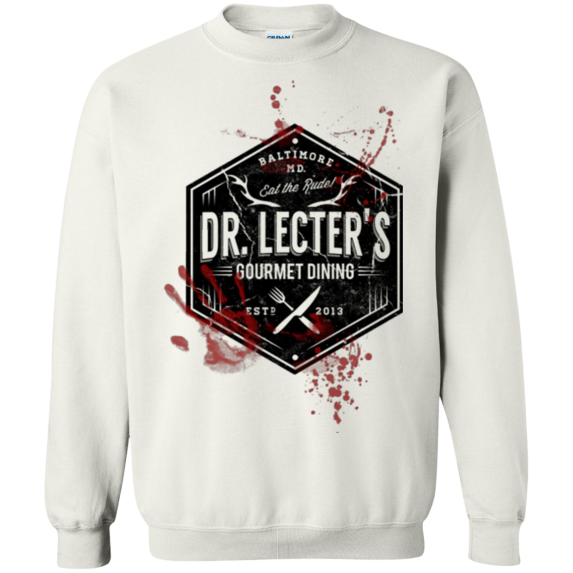 Dr. Lecter's Gourmet Dining Crewneck Sweatshirt
