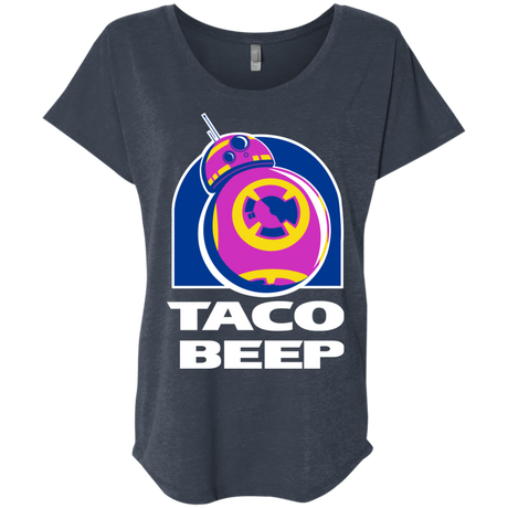 Taco Beep Triblend Dolman Sleeve