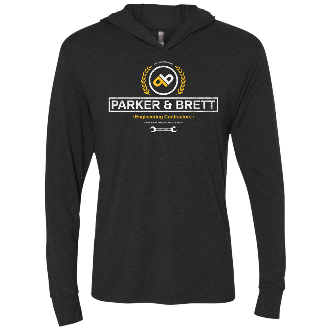 Parker & Brett Triblend Long Sleeve Hoodie Tee