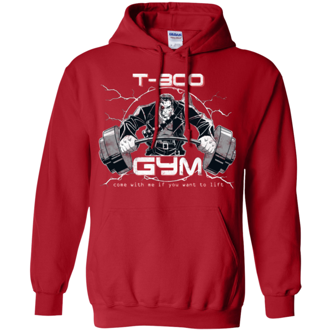 T-800 gym Pullover Hoodie