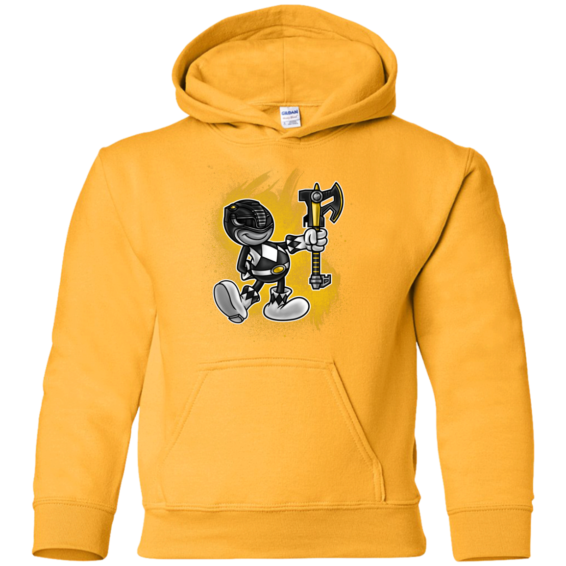 Black Ranger Artwork Youth Hoodie