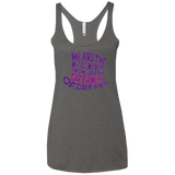 Wonka Purple Women's Triblend Racerback Tank