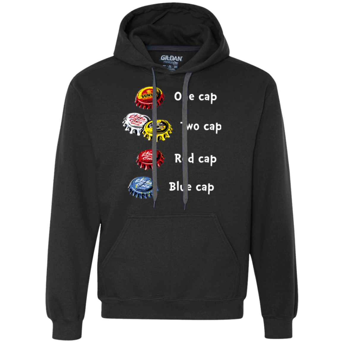 Bottle Caps Fever Premium Fleece Hoodie