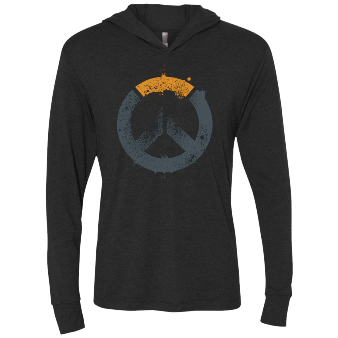 Overwatch Triblend Long Sleeve Hoodie Tee