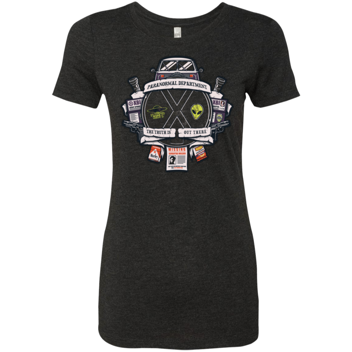 Paranormal files Crest Women's Triblend T-Shirt