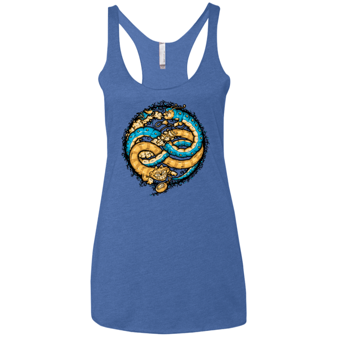 NEVERENDING WONDERLAND Women's Triblend Racerback Tank