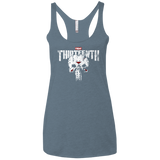 Punish The Campers Women's Triblend Racerback Tank