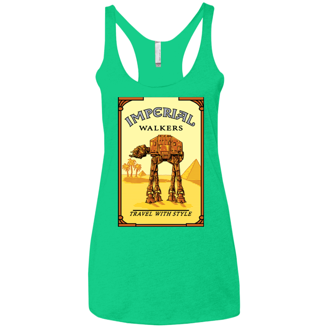 Walk Like An Egyptian Women's Triblend Racerback Tank