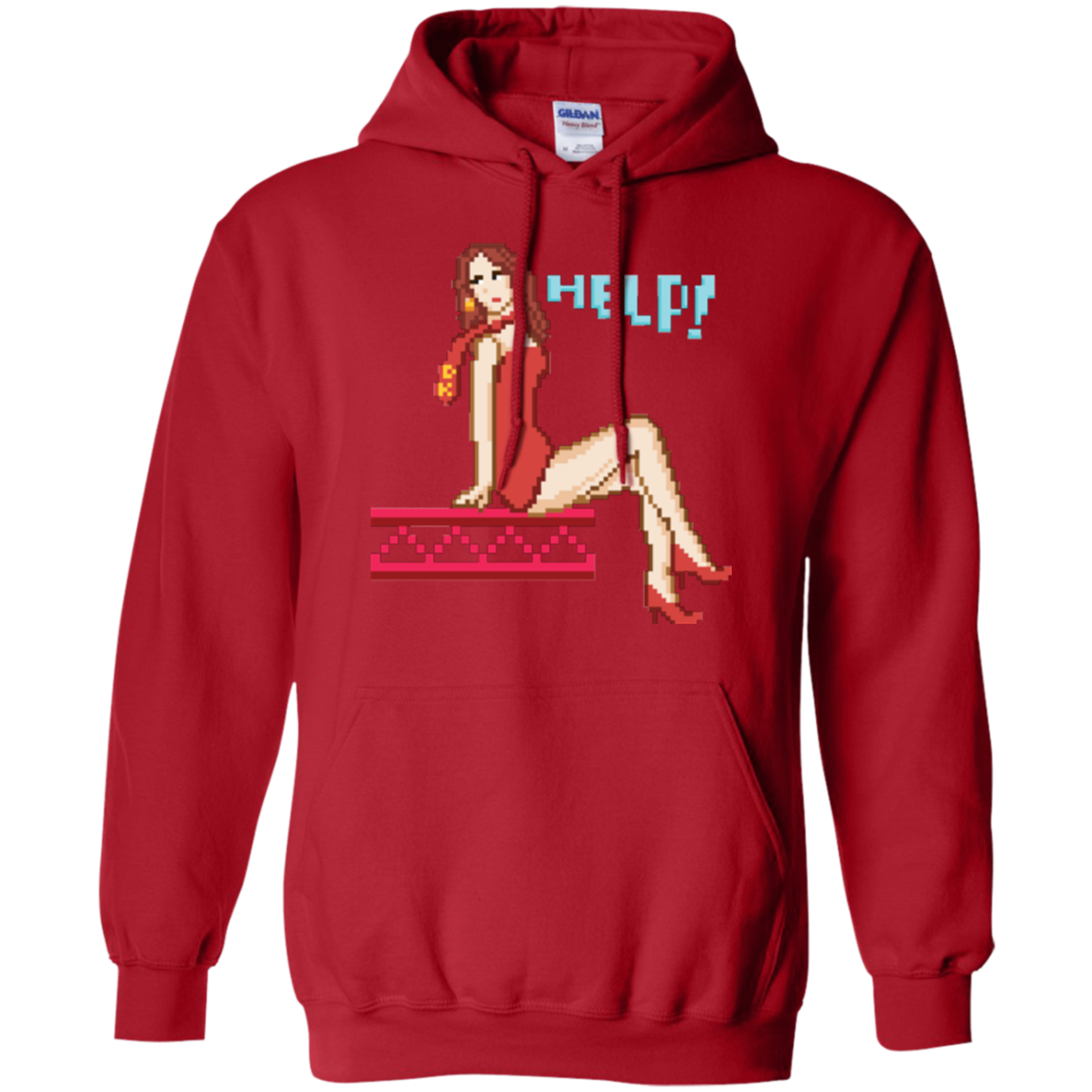 Pixel Pinup Pauline Pullover Hoodie