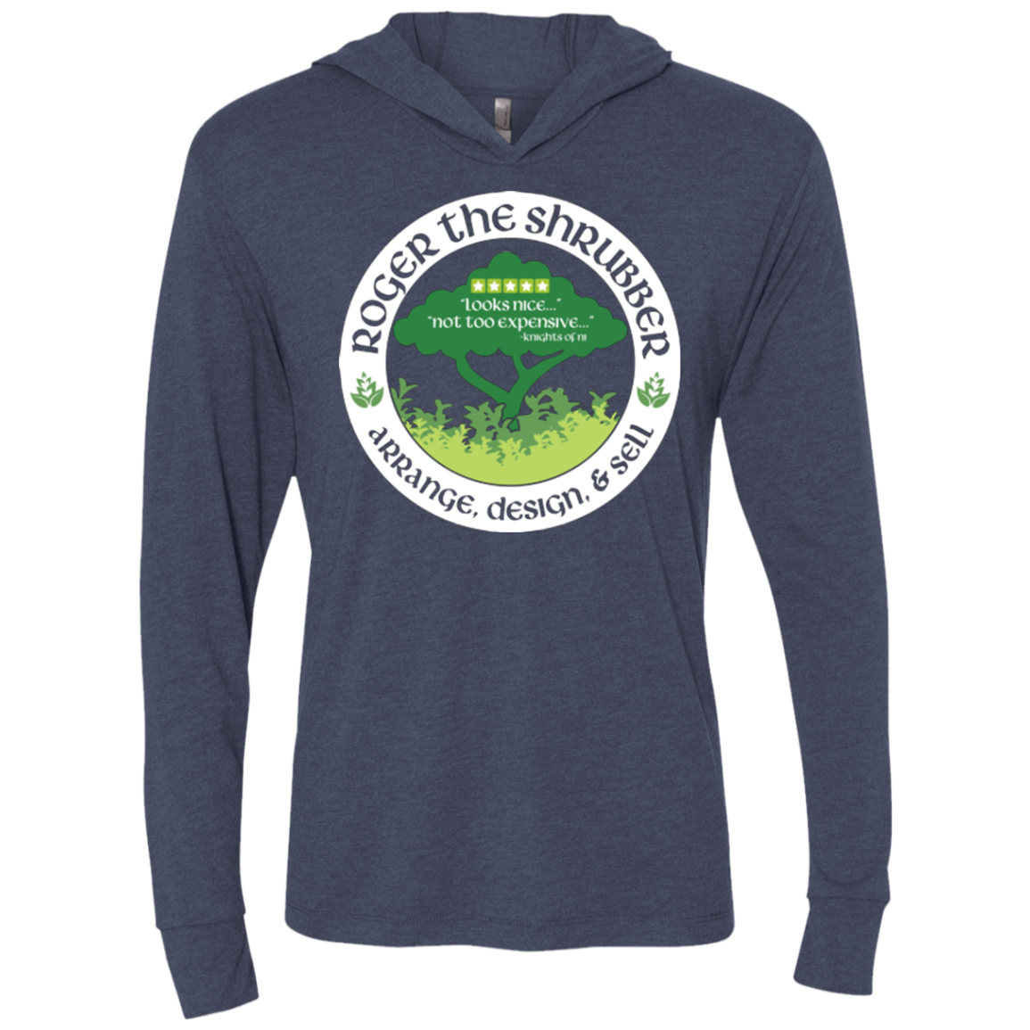 Roger Triblend Long Sleeve Hoodie Tee