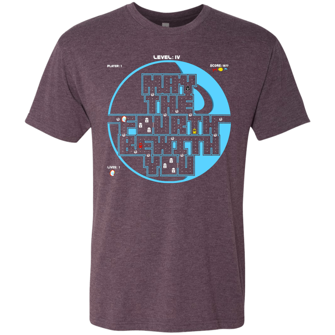 Pacman May The Fourth Men's Triblend T-Shirt