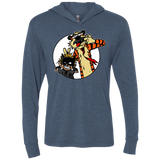 Gothams Finest Triblend Long Sleeve Hoodie Tee