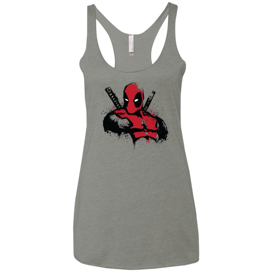 The Merc in Red Women's Triblend Racerback Tank