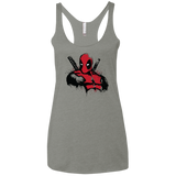 The Merc in Red Women's Triblend Racerback Tank