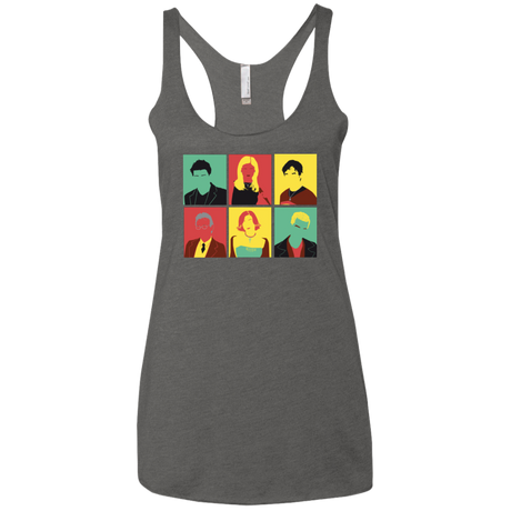 Slayer pop Women's Triblend Racerback Tank