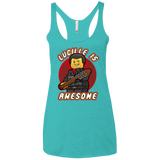 Lucille is Awesome Women's Triblend Racerback Tank