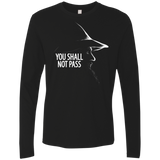 YOU SHALL NOT PASS (2) Men's Premium Long Sleeve