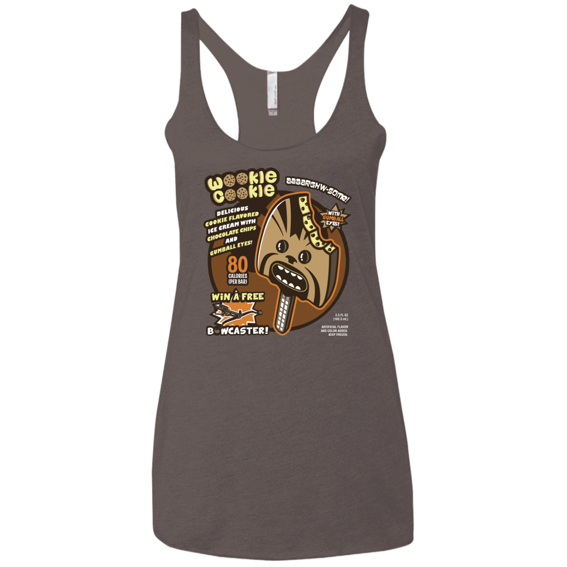 Wookie Cookie Women's Triblend Racerback Tank